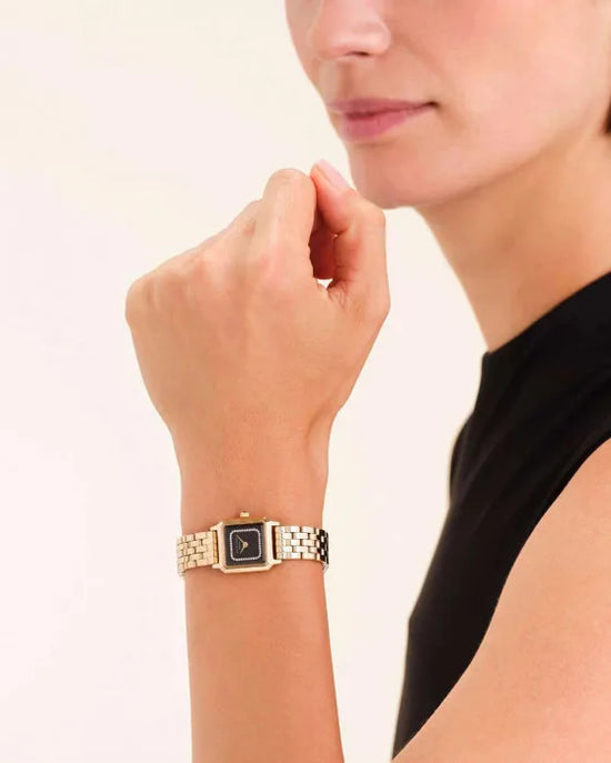 Ρολόι ROSEFIELD Boxelle Crystals Gold Stainless Steel Bracelet