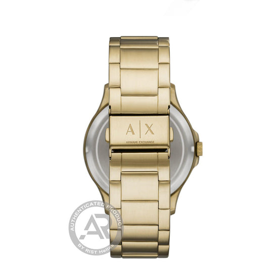 ARMANI EXCHANGE Hampton Automatic Men Gold Stainless Steel Bracelet AX2419