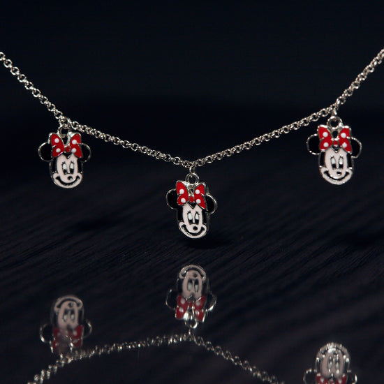 AV παιδικό ασημένιο 925 βραχιόλι με Minnie