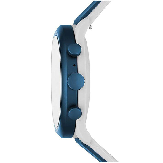 FOSSIL Q Sport HR Smartwatch Blue Rubber Strap FTW4036