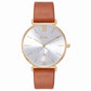 JCOU Grace Brown Leather Strap Gift Set JU17145-11