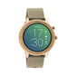 OOZOO Smartwatch Q00302 Beige Rubber Strap